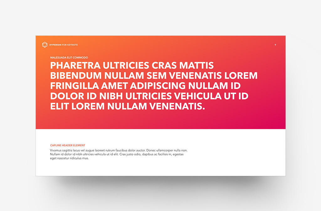 Callout Title over Contrast Caption - HD