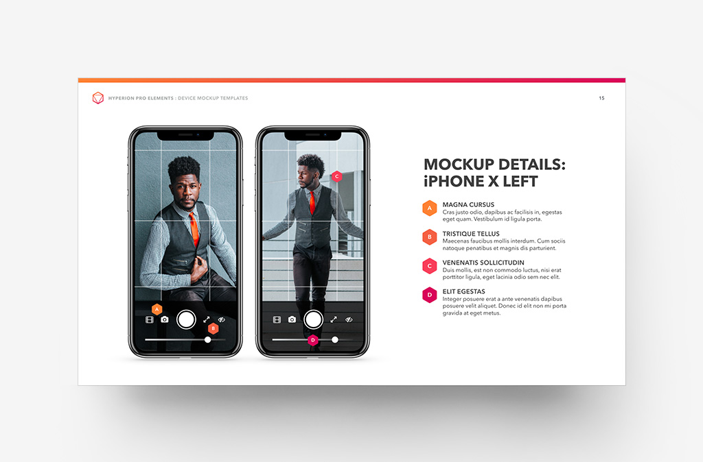 Device Mockup Templates - 2-iPhone Detail Mockup