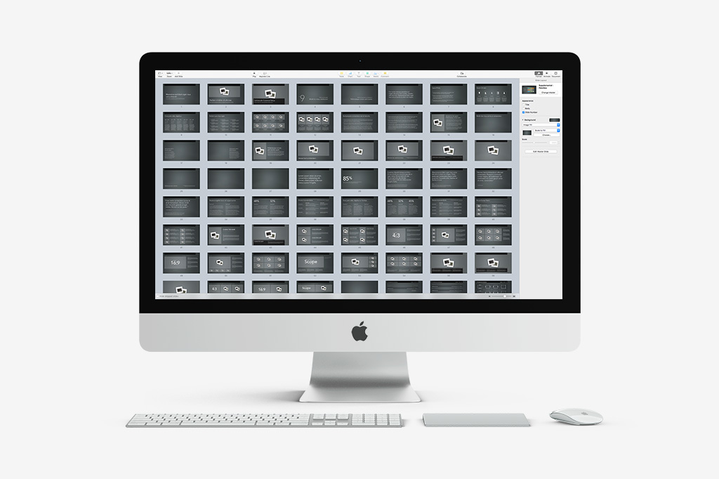 PitchBoards NXT Theme Core Preview in Keynote