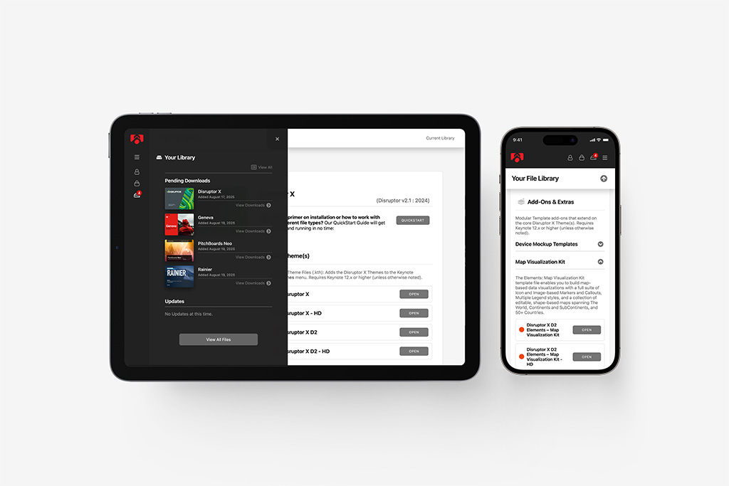 KeynotePro v4: File download views in iOS