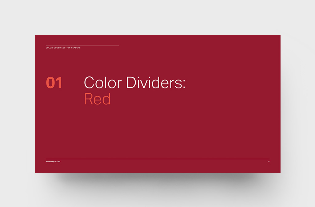 Colored Section Divider – Red